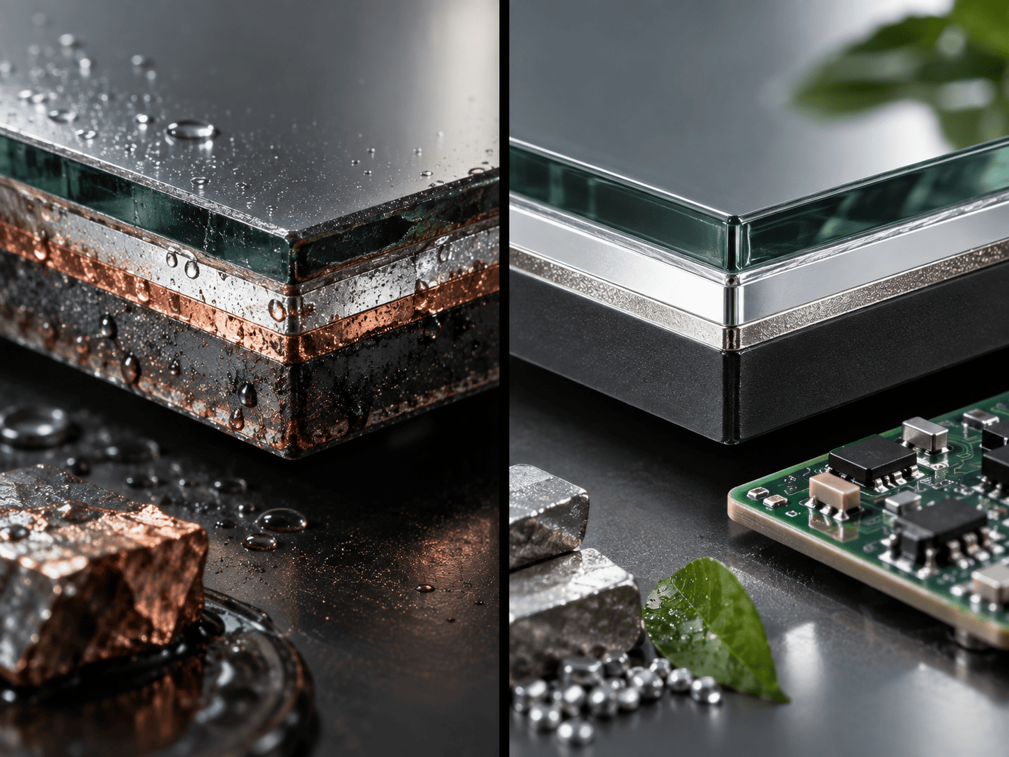 Copper-free and lead-free mirror coating comparison