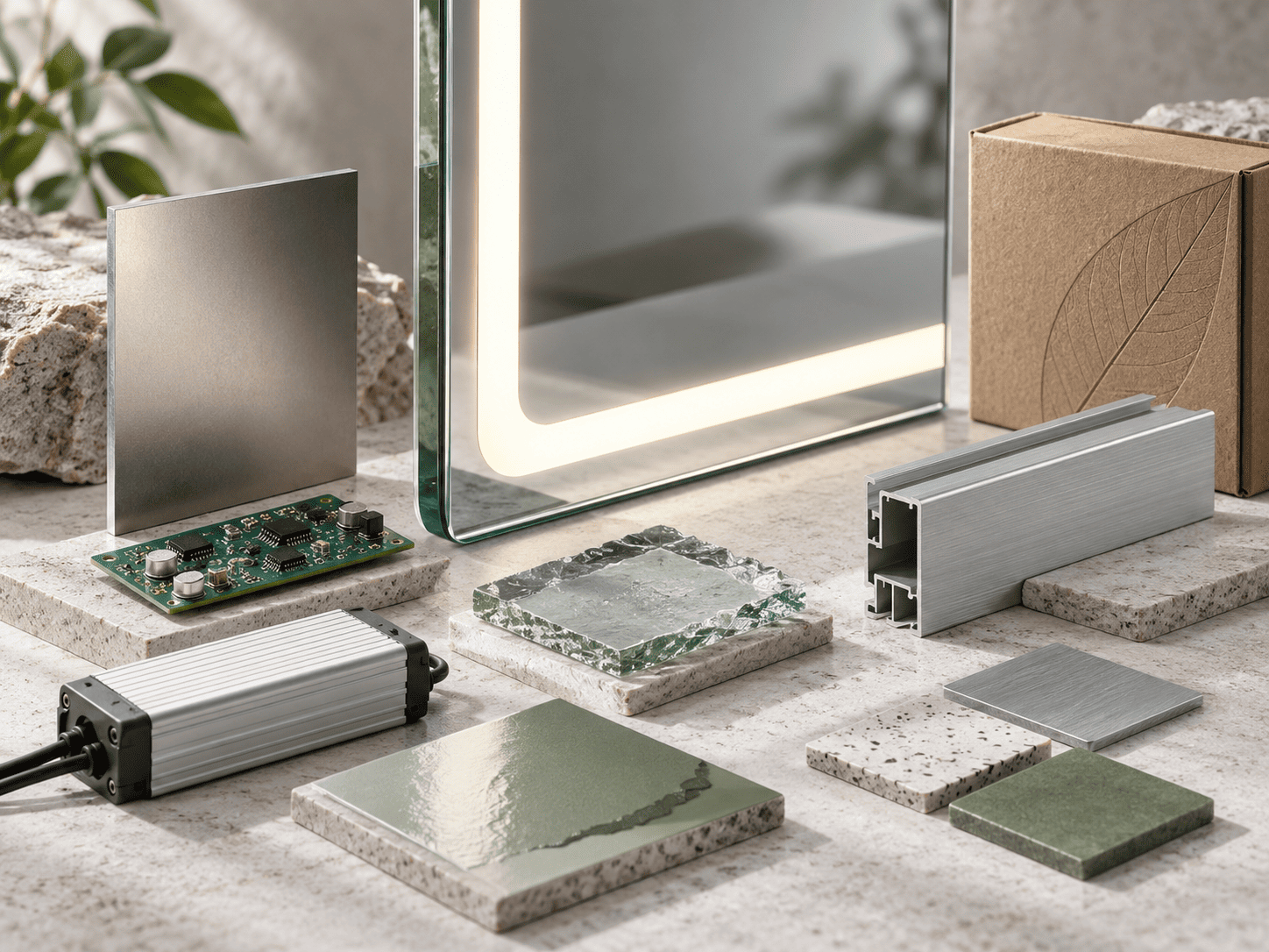 Sustainable & Green Manufacturing for LED Mirrors — Copper-free & Lead-free Eco Production.